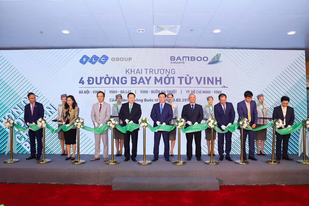 Bamboo Airways chính thức khai trương 4 đường bay từ Vinh